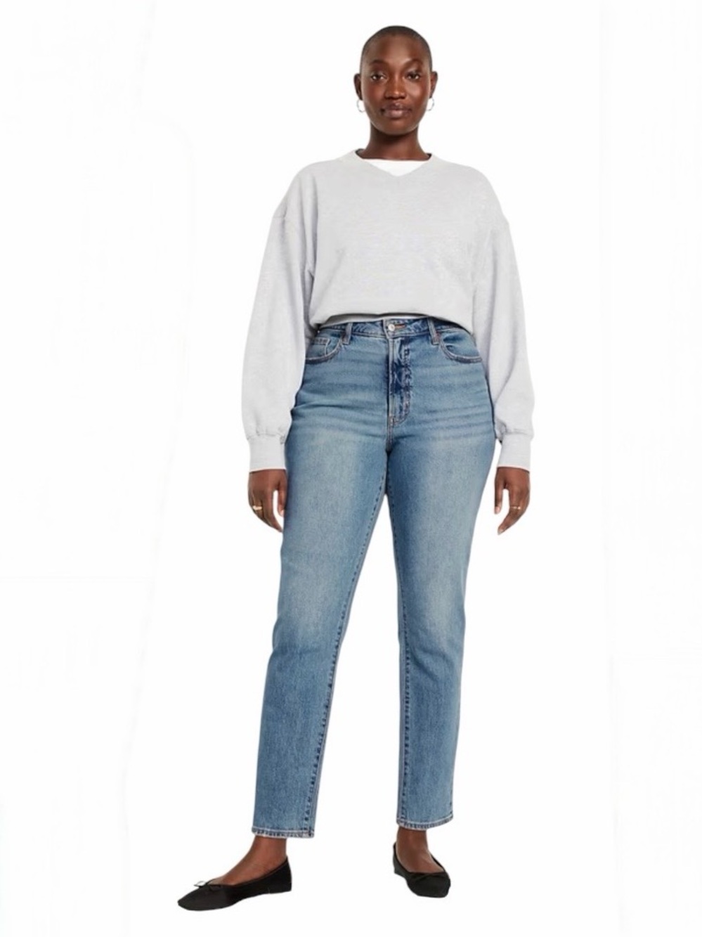 NWOT Old Navy ($55) High Rise Curvy OG Straight Jeans